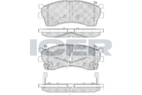 ICER 181610 - Juego de pastillas de freno