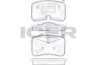 ICER 181626 - Juego de pastillas de freno