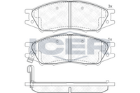 ICER 181635 - Juego de pastillas de freno