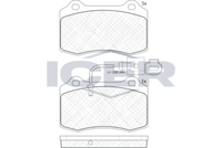 ICER 181636 - Juego de pastillas de freno