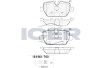 ICER 181664700 - Juego de pastillas de freno