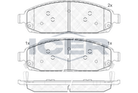 ICER 181713 - Juego de pastillas de freno