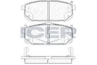 ICER 181720 - Juego de pastillas de freno