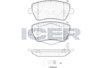 ICER 181748 - Juego de pastillas de freno