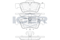 ICER 181770 - Lado de montaje: Eje delantero<br>Nº art. de accesorio recomendado: 8DK 355 251-401<br>Ancho 1 [mm]: 193,3<br>Ancho 2 [mm]: 194,5<br>Altura 1 [mm]: 69,8<br>Altura 2 [mm]: 69,9<br>Espesor [mm]: 21<br>Contacto avisador de desgaste: preparado para indicador desgaste<br>Número de WVA: 23922<br>Sistema de frenos: Teves<br>Nº art. de accesorio recomendado: 8DZ 355 201-291<br>Peso [kg]: 2,72<br>Nº de información técnica: T1516<br>