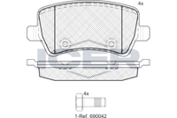 ICER 181776 - Juego de pastillas de freno