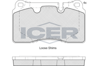 ICER 181788 - Juego de pastillas de freno