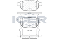 ICER 181899 - Juego de pastillas de freno