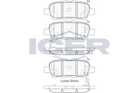 ICER 181901203 - Juego de pastillas de freno