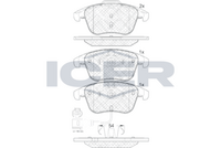 ICER 181923 - Juego de pastillas de freno