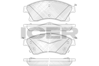 ICER 181942202 - Juego de pastillas de freno
