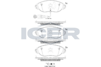 ICER 182018 - Lado de montaje: Eje trasero<br>año construcción desde: 01/2014<br>Ancho [mm]: 109,4<br>Altura [mm]: 53,6<br>Espesor [mm]: 17,7<br>Calidad: 300<br>Tipo de eje: Rear<br>Nº de información técnica: 181967<br>Sistema de frenos: Bosch<br>Homologación: E9 90R-01111/2801<br>