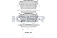 ICER 182090 - Lado de montaje: Eje trasero<br>Equipamiento de vehículo: para vehículos con freno de estacionamiento electrónico<br>Ancho [mm]: 99,8<br>Altura [mm]: 41<br>Espesor [mm]: 14,9<br>Calidad: 300<br>Tipo de eje: Rear<br>Nº de información técnica: 182036<br>Sistema de frenos: Akebono<br>Homologación: E9 90R-02A0111/3302<br>Contacto avisador de desgaste: con contacto avisador de desgaste<br>