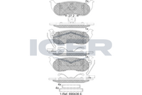 ICER 182255 - Juego de pastillas de freno