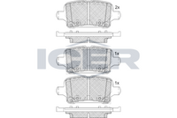 ICER 182257208 - Juego de pastillas de freno