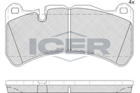 ICER 182260 - Juego de pastillas de freno