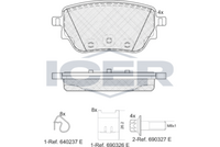 ICER 182353 - Lado de montaje: Eje trasero<br>Frenos: para vehículos con frenos alto rendimiento<br>Equipamiento de vehículo: para vehículos con paquete sport<br>Ancho [mm]: 112,9<br>Altura [mm]: 54,3<br>Espesor [mm]: 17,2<br>Calidad: 300<br>Tipo de eje: Rear<br>Nº de información técnica: 182352<br>Sistema de frenos: Bosch<br>Homologación: E9 90R-02A0111/5384<br>