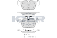 ICER 182410 - Lado de montaje: Eje delantero<br>para diámetro disco de freno [mm]: 374<br>Número de PR: 1LF<br>Número de PR: 1LH<br>Ancho [mm]: 194,1<br>Altura [mm]: 74,1<br>Espesor [mm]: 16,8<br>Calidad: 300<br>Tipo de eje: Front<br>Nº de información técnica: 182254<br>Sistema de frenos: Akebono<br>Homologación: E9 90R-02A0111/4617<br>