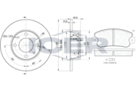 BREMBO DP23001 - 