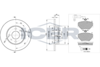 BREMBO DP23007 - Kit frenos, freno de disco - PRIME LINE - DOT 4 LV