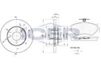 ICER 311563790 - Lado de montaje: Eje delantero<br>año construcción desde: 01/1995<br>Tipo de disco de frenos: ventilado<br>Espesor de disco de frenos [mm]: 18<br>Diámetro exterior [mm]: 65<br>Tipo de freno: Discos<br>Calidad: 999<br>Tipo de eje: Front<br>Nº de información técnica: 31011-3790<br>Sistema de frenos: LUCAS-TRW<br>