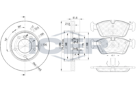 BREMBO DP06004 - Kit frenos, freno de disco - PRIME LINE - DOT 4 LV