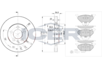 ICER 313385602 - Lado de montaje: Eje trasero<br>año construcción hasta: 12/2000<br>Tipo de disco de frenos: macizo<br>Espesor de disco de frenos [mm]: 7<br>Diámetro exterior [mm]: 65<br>Tipo de freno: Discos<br>Calidad: 999<br>Tipo de eje: Rear<br>Nº de información técnica: 30697-5601<br>Sistema de frenos: LUCAS-TRW<br>