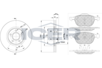 BREMBO DP24027 - Kit frenos, freno de disco - PRIME LINE - DOT 4 LV