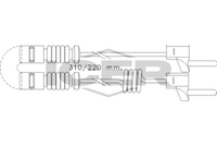 HELLA PAGID 8DK355251991 - Lado de montaje: Eje delantero<br>Sistema de frenos: Perrot<br>Longitud 1 [mm]: 95<br>Tipo de freno: Discos<br>