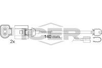 HELLA PAGID 8DK355251931 - Lado de montaje: Eje delantero<br>Tipo de freno: Discos<br>Longitud [mm]: 295<br>Cantidad: 2<br>Nº de información técnica: P8603<br>