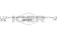 HELLA PAGID 8DK355252351 - Lado de montaje: Eje delantero, izquierda<br>Tipo de freno: Discos<br>Longitud [mm]: 675<br>Nº de información técnica: P8629<br>