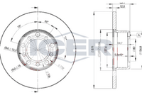 HELLA PAGID 8DD355100991 - Lado de montaje: Eje delantero<br>Tipo de disco de frenos: macizo<br>Diámetro exterior [mm]: 278<br>Espesor de disco de frenos [mm]: 12,6<br>Altura [mm]: 63,5<br>Espesor mínimo [mm]: 10,6<br>Diámetro interior [mm]: 128<br>corona de agujeros - Ø [mm]: 112<br>Diámetro de centrado [mm]: 80<br>Diseño/cantidad de taladros: 05/10<br>Diámetro de orificio para perno de rueda [mm]: 15<br>Artículo complementario / información complementaria 2: sin buje de rueda<br>Artículo complementario / información complementaria 2: sin cojinete rueda<br>Artículo complementario / información complementaria 2: sin perno de sujeción de rueda<br>Peso [kg]: 5,1<br>Nº de información técnica: 52103<br>