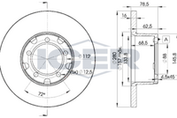 HELLA PAGID 8DD355100201 - Garantía: 2 años de garantía<br>corona de agujeros - Ø [mm]: 112<br>Lado de montaje: Eje delantero<br>peso [g]: 6940<br>Número de orificios: 5<br>Diámetro de centrado [mm]: 88<br>Espesor mínimo [mm]: 13<br>Altura [mm]: 78,7<br>para OE N°: 601 420 0272<br>Espesor de disco de frenos [mm]: 16<br>Tipo de disco de frenos: macizo<br>Diámetro exterior [mm]: 280<br>