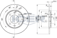 HELLA PAGID 8DD355101811 - Lado de montaje: Eje delantero<br>Restricción de fabricante: Lucas<br>Tipo de disco de frenos: ventilación interna<br>Diámetro exterior [mm]: 247<br>Espesor de disco de frenos [mm]: 20,5<br>Altura [mm]: 34,2<br>Espesor mínimo [mm]: 18,5<br>Superficie: revestido<br>Diámetro interior [mm]: 133<br>corona de agujeros - Ø [mm]: 108<br>Diámetro de centrado [mm]: 66,1<br>Diseño/cantidad de taladros: 04/06<br>Diámetro de orificio para perno de rueda [mm]: 13<br>Artículo complementario / información complementaria 2: sin buje de rueda<br>Artículo complementario / información complementaria 2: sin cojinete rueda<br>Artículo complementario / información complementaria 2: sin perno de sujeción de rueda<br>Peso [kg]: 4,3<br>Nº de información técnica: 52512PRO<br>