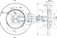 HELLA PAGID 8DD355100651 - Lado de montaje: Eje trasero<br>Dinámica de frenado / conducción: para vehículos con ABS<br>Tipo de disco de frenos: macizo<br>Diámetro exterior [mm]: 258<br>Espesor de disco de frenos [mm]: 10<br>Altura [mm]: 60,1<br>Espesor mínimo [mm]: 8,4<br>Diámetro interior [mm]: 160,8<br>corona de agujeros - Ø [mm]: 100<br>Diámetro de centrado [mm]: 62<br>Diseño/cantidad de taladros: 04/05<br>Diámetro de orificio para perno de rueda [mm]: 14,5<br>Artículo complementario / información complementaria 2: sin buje de rueda<br>Artículo complementario / información complementaria 2: sin cojinete rueda<br>Artículo complementario / información complementaria 2: sin perno de sujeción de rueda<br>Peso [kg]: 4<br>Nº de información técnica: 50407<br>