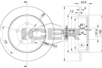 HELLA PAGID 8DD355107921 - Lado de montaje: Eje delantero<br>Tipo de disco de frenos: ventilado<br>Número de orificios: 5<br>Homologación: E1 90R-02C0074/0046<br>Superficie: aceitado<br>Diámetro exterior [mm]: 260<br>Espesor de disco de frenos [mm]: 23<br>Espesor mínimo [mm]: 21,4<br>Diámetro de centrado [mm]: 61<br>Altura [mm]: 32<br>