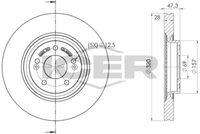 HELLA PAGID 8DD355132921 - Lado de montaje: Eje trasero<br>Tamaño freno: 14"<br>Tipo de disco de frenos: macizo<br>Diámetro exterior [mm]: 262<br>Espesor de disco de frenos [mm]: 10<br>Altura [mm]: 45,1<br>Espesor mínimo [mm]: 8,4<br>Procesamiento: altamente carbonizado<br>Superficie: revestido<br>Diámetro interior [mm]: 162<br>corona de agujeros - Ø [mm]: 114,3<br>Diámetro de centrado [mm]: 76<br>Diseño/cantidad de taladros: 05/07<br>Diámetro de orificio para perno de rueda [mm]: 12,5<br>Artículo complementario / información complementaria 2: sin buje de rueda<br>Artículo complementario / información complementaria 2: sin cojinete rueda<br>Artículo complementario / información complementaria 2: sin perno de sujeción de rueda<br>Peso [kg]: 3,7<br>Nº de información técnica: 55400PRO_HC<br>