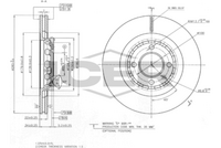 HELLA PAGID 8DD355113461 - Lado de montaje: Eje delantero<br>Tipo de disco de frenos: ventilación externa<br>Diámetro exterior [mm]: 280<br>Espesor de disco de frenos [mm]: 21,9<br>Altura [mm]: 39,2<br>Espesor mínimo [mm]: 20<br>Diámetro interior [mm]: 136,9<br>corona de agujeros - Ø [mm]: 100<br>Diámetro de centrado [mm]: 65<br>Diseño/cantidad de taladros: 04/05<br>Diámetro de orificio para perno de rueda [mm]: 13,7<br>Artículo complementario / información complementaria 2: sin buje de rueda<br>Artículo complementario / información complementaria 2: sin cojinete rueda<br>Artículo complementario / información complementaria 2: sin perno de sujeción de rueda<br>Peso [kg]: 5,7<br>Nº de información técnica: 53950<br>