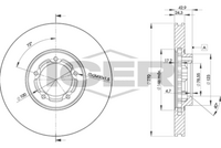 HELLA PAGID 8DD355105641 - Lado de montaje: Eje delantero<br>Tamaño freno: 14"<br>Tipo de disco de frenos: ventilación interna<br>Diámetro exterior [mm]: 254<br>Espesor de disco de frenos [mm]: 24,3<br>Altura [mm]: 43<br>Espesor mínimo [mm]: 22,2<br>Diámetro interior [mm]: 1<br>corona de agujeros - Ø [mm]: 100<br>Diámetro de centrado [mm]: 78,5<br>Diseño/cantidad de taladros: 05/05<br>Diámetro de orificio para perno de rueda [mm]: 10<br>Artículo complementario / información complementaria 2: sin buje de rueda<br>Artículo complementario / información complementaria 2: sin cojinete rueda<br>Artículo complementario / información complementaria 2: sin perno de sujeción de rueda<br>Peso [kg]: 5,8<br>Nº de información técnica: 51032<br>