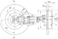 DELPHI BG2632 - Disco de freno