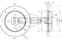 HELLA PAGID 8DD355103391 - Lado de montaje: Eje delantero<br>Tamaño freno: 14"<br>Tipo de disco de frenos: ventilación interna<br>Diámetro exterior [mm]: 260<br>Espesor de disco de frenos [mm]: 24<br>Altura [mm]: 47<br>Espesor mínimo [mm]: 22,2<br>Superficie: revestido<br>Diámetro interior [mm]: 135,7<br>corona de agujeros - Ø [mm]: 108<br>Diámetro de centrado [mm]: 63,5<br>Diseño/cantidad de taladros: 04/04<br>Diámetro de orificio para perno de rueda [mm]: 13,8<br>Artículo complementario / información complementaria 2: sin buje de rueda<br>Artículo complementario / información complementaria 2: sin cojinete rueda<br>Artículo complementario / información complementaria 2: sin perno de sujeción de rueda<br>Peso [kg]: 5,5<br>Nº de información técnica: 51026PRO<br>