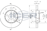 HELLA PAGID 8DD355123251 - Lado de montaje: Eje delantero<br>Tipo de disco de frenos: ventilación externa<br>Diámetro exterior [mm]: 306<br>Espesor de disco de frenos [mm]: 28<br>Altura [mm]: 49,8<br>Espesor mínimo [mm]: 24<br>Superficie: revestido<br>Diámetro interior [mm]: 154,1<br>corona de agujeros - Ø [mm]: 118<br>Diámetro de centrado [mm]: 72<br>Diseño/cantidad de taladros: 05/06<br>Diámetro de orificio para perno de rueda [mm]: 15,6<br>Artículo complementario / información complementaria 2: sin buje de rueda<br>Artículo complementario / información complementaria 2: sin cojinete rueda<br>Artículo complementario / información complementaria 2: sin perno de sujeción de rueda<br>Peso [kg]: 9,1<br>Nº de información técnica: 54160PRO<br>