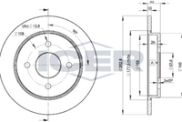 HELLA PAGID 8DD355105661 - Lado de montaje: Eje trasero<br>Tipo de disco de frenos: ventilado<br>Número de orificios: 4<br>Homologación: E1 90R-02C0289/0504<br>Superficie: aceitado<br>Diámetro exterior [mm]: 273<br>Espesor de disco de frenos [mm]: 20<br>Espesor mínimo [mm]: 18<br>Diámetro de centrado [mm]: 63,5<br>Altura [mm]: 43<br>