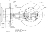 HELLA PAGID 8DD355117481 - Lado de montaje: Eje delantero<br>para el tipo de serie del modelo: S<br>Tipo de disco de frenos: ventilación interna<br>Diámetro exterior [mm]: 300<br>Espesor de disco de frenos [mm]: 28<br>Altura [mm]: 74,6<br>Espesor mínimo [mm]: 25<br>Diámetro interior [mm]: 156<br>corona de agujeros - Ø [mm]: 125<br>Diámetro de centrado [mm]: 78<br>Diseño/cantidad de taladros: 06/07<br>Diámetro de orificio para perno de rueda [mm]: 15,5<br>Artículo complementario / información complementaria 2: sin buje de rueda<br>Artículo complementario / información complementaria 2: sin cojinete rueda<br>Artículo complementario / información complementaria 2: sin perno de sujeción de rueda<br>Peso [kg]: 8,4<br>Nº de información técnica: 54559<br>