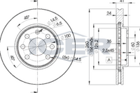 HELLA PAGID 8DD355108271 - Lado de montaje: Eje trasero<br>Tipo de disco de frenos: macizo<br>Diámetro exterior [mm]: 240<br>Espesor de disco de frenos [mm]: 10<br>Altura [mm]: 40,6<br>Espesor mínimo [mm]: 8<br>Superficie: revestido<br>Diámetro interior [mm]: 126,1<br>corona de agujeros - Ø [mm]: 100<br>Diámetro de centrado [mm]: 57<br>Diseño/cantidad de taladros: 04/05<br>Diámetro de orificio para perno de rueda [mm]: 14,2<br>Artículo complementario / información complementaria 2: sin buje de rueda<br>Artículo complementario / información complementaria 2: sin cojinete rueda<br>Artículo complementario / información complementaria 2: sin perno de sujeción de rueda<br>Peso [kg]: 3,1<br>Nº de información técnica: 50359PRO<br>