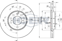 HELLA PAGID 8DD355108231 - Lado de montaje: Eje trasero<br>N.º de chasis (VIN) desde: X3025752<br>Tipo de disco de frenos: macizo<br>Diámetro exterior [mm]: 286<br>Espesor de disco de frenos [mm]: 10<br>Altura [mm]: 69<br>Espesor mínimo [mm]: 8<br>Diámetro interior [mm]: 160<br>corona de agujeros - Ø [mm]: 110<br>Diámetro de centrado [mm]: 65,5<br>Diseño/cantidad de taladros: 05/07<br>Diámetro de orificio para perno de rueda [mm]: 14<br>Artículo complementario / información complementaria 2: sin buje de rueda<br>Artículo complementario / información complementaria 2: sin cojinete rueda<br>Artículo complementario / información complementaria 2: sin perno de sujeción de rueda<br>Peso [kg]: 4,8<br>Nº de información técnica: 50279<br>