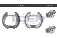 FEBI BILSTEIN 17457 - Lado de montaje: Eje trasero<br>Sistema de frenos: Opel<br>Diámetro interior de tambor de freno [mm]: 230<br>Ancho [mm]: 51<br>