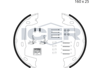 FEBI BILSTEIN 17459 - Lado de montaje: Eje trasero<br>Diámetro [mm]: 160<br>Ancho [mm]: 25<br>Sistema de frenos: GEN. MOTORS<br>