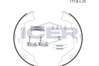 DELPHI LS1884 - Lado de montaje: Eje trasero<br>Diámetro [mm]: 177,8<br>Ancho [mm]: 25<br>Sistema de frenos: ATE TEVES<br>