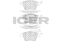 ICER 181778 - Juego de pastillas de freno